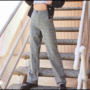 Brandy Melville Gray Plaid Pants